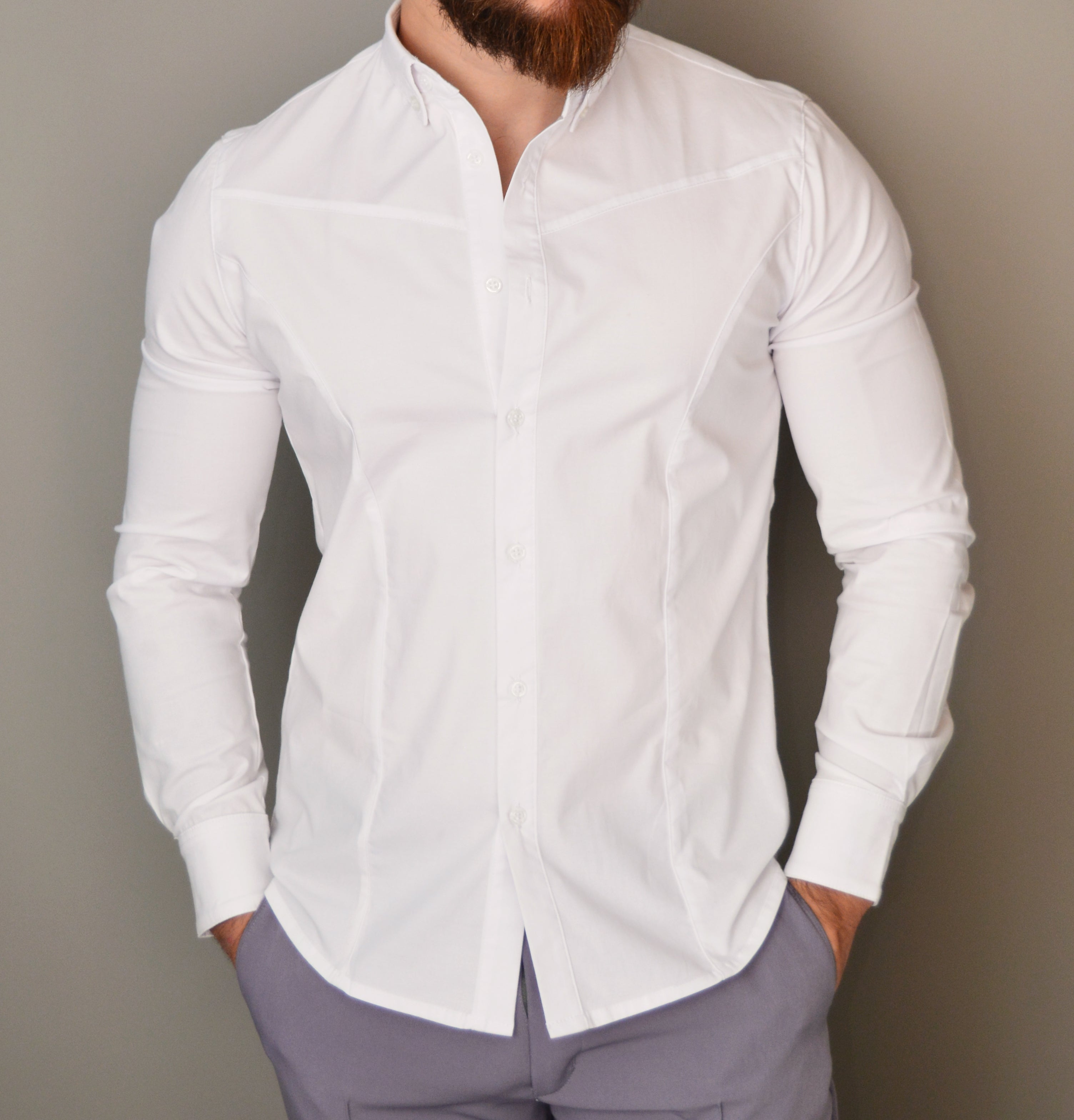 Camisa Origen Manga Larga Slim