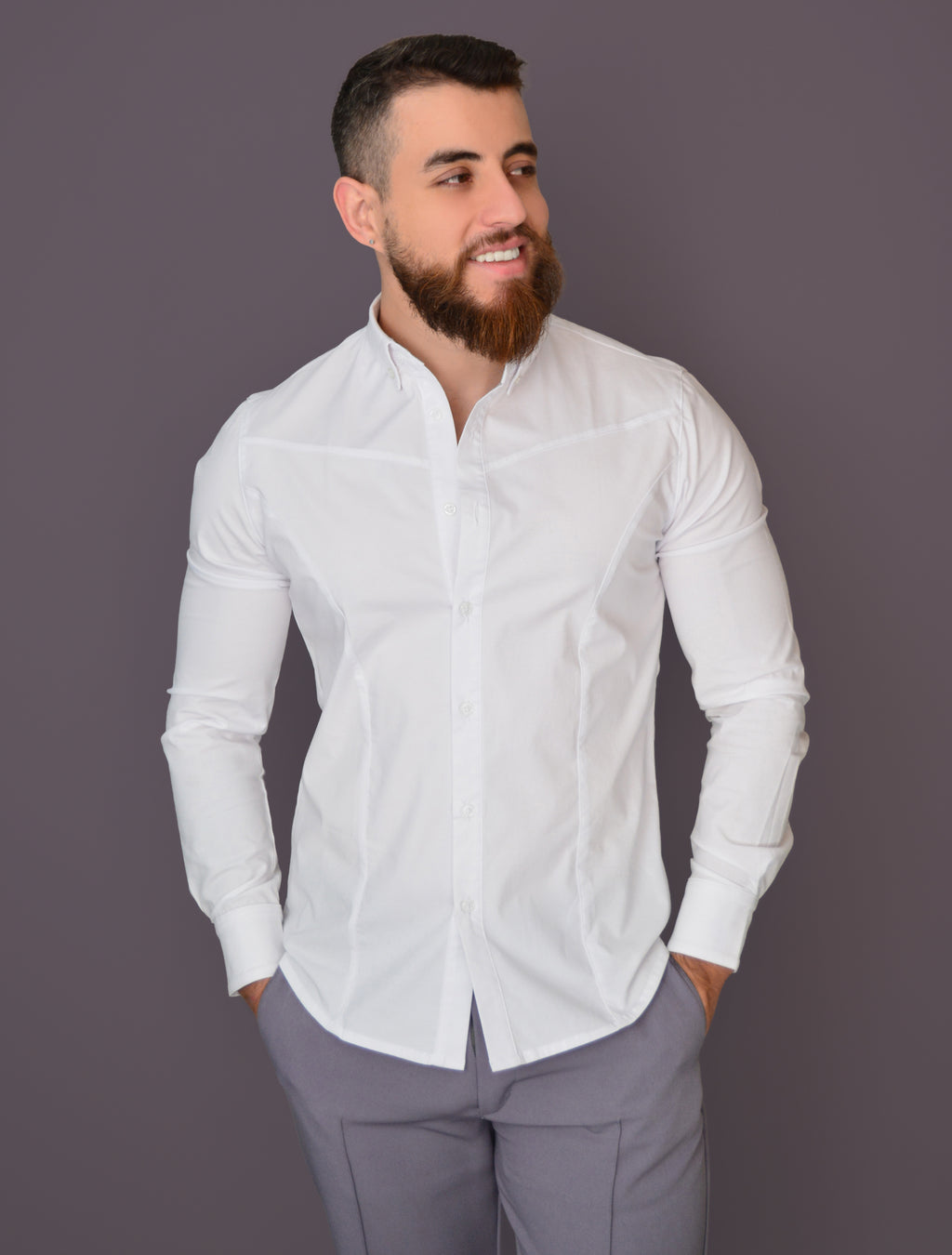 Camisa Origen Manga Larga Slim