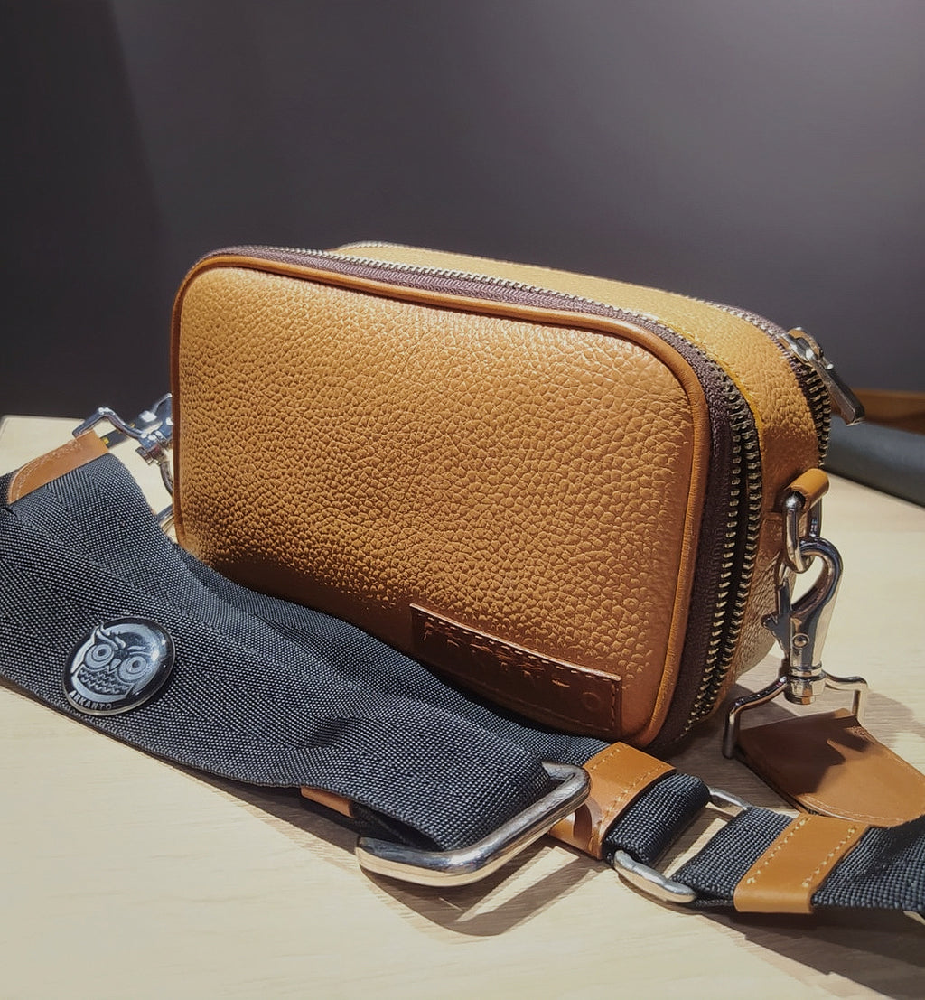 Cartera Baúl 100% cuero